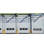 External High-Speed Doors PVC Fold Up – Durable PVC Fabric Fold-Up Door with Reinforced Aluminium/Steel Frame, Weather Resistant, Rapid 100 cm/s Opening, Safety Sensors, Perfect for Industrial & Commercial Use